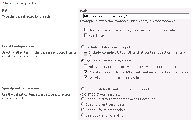 CrawlRuleComplexURLs